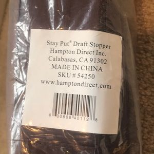 NEW Stay put draft stopper